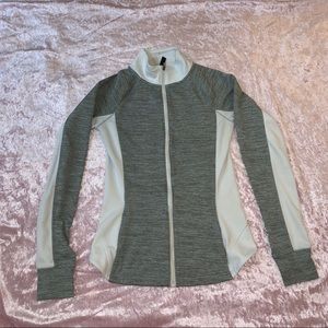 Aeropostale Grey and White Jacket